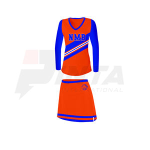 Vêtements pour jeunes Uniforme de cheerleading sur mesure Uniforme de cheerleading de couleur unie de qualité supérieure - Product Image 5