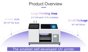 Imprimante d'étuis de téléphone portable A5, imprimante UV pour coques de téléphone personnalisées en ligne via l'application Wifi, pour iPhone, <span class=keywords><strong>Samsung</strong></span>, Huawei, Xiaomi, toutes marques - Product Image 3