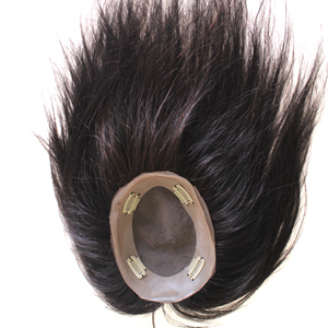Belle topper de cheveux humains pour les femmes naturel brut attaché à la main cheveux humains os perruques droites femmes noires - Product Image 6