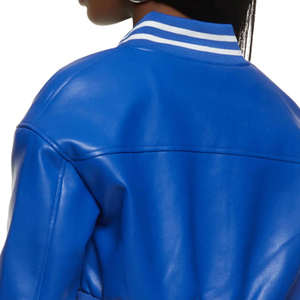 Veste de Baseball Varsity de Haute Qualité pour Hommes et Femmes, Style Letterman, Coupe Ample, en Coton et Peau de Mouton, Coupe-Vent - Product Image 1