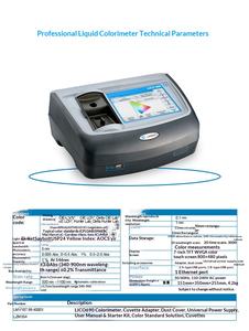 เครื่องวัดสีแบบตั้งโต๊ะ HACH/Hash LICO Series ครอบคลุมการวัดสีอย่างครบถ้วน รองรับมาตรฐานอุตสาหกรรมหลากหลาย ผลิตในประเทศจีน - Product Image 5