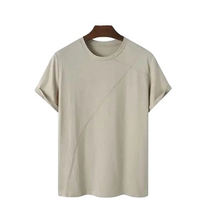 เสื้อยืดผู้ชายแบบระบายอากาศได้ดี ผลิตในปากีสถาน บริการ OEM คุณภาพสูง เสื้อยืดคอกลมดีไซน์สวย บริการ OEM สำหรับเสื้อยืดผู้ชายแบบสั่งทำพิเศษ - Product Image 1