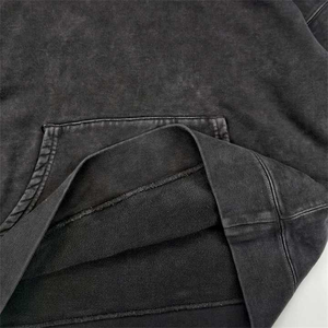 Top Trending New Arrival Antique Custom Oversized Vintage Hoodies <b>for</b> Men Blank Vintage Drop Shoulder Hoodie - Product Image 6