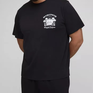 Chándales cortos de gran tamaño con estampado personalizado para hombre, ropa informal transpirable de primera calidad, chándales para hombre - Product Image 1