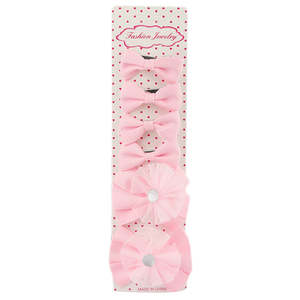 Pasadores para el pelo para niñas, 6 piezas - Rosa claro - Product Image 1