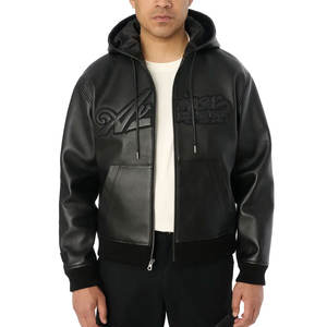 Vêtements décontractés Avirex Hoodies pour hommes fournis par l'usine Derniers sweats à capuche en cuir Avirex au design personnalisé pour hommes - Product Image 1