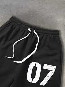 Pantalones Deportivos Holgados de Algodón para Hombre, Pantalones de Chándal Casuales de Felpa, Impermeables, Ecológicos, con Cierre de Cordón, Hechos en Pakistán - Product Image 5