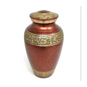 Venta caliente Hecho en India Urnas de cremación de metal para bebés y mascotas Suministros funerarios personalizables de estilo europeo con alta calidad - Product Image 3