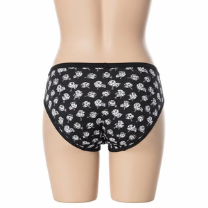 Culottes hipster à séchage rapide, matière douce en coton et élasthanne, impression par décharge, respirantes, confortables, sous-vêtements pour femmes, usage quotidien - Product Image 4
