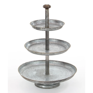 3-Tier Metal Silver Finished Luxury Cake Stand for Party Dessert Buffet Arrangement <b>resin</b> <b>epoxy</b> mold metal cake stand - Product Image 5