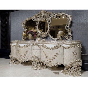 Ensemble de table console sculptée ultra luxe pour salle à manger Console de luxe pour salle à manger Console sculptée en gros pour salle à manger - Product Image 1