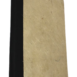 Customized Natural Color Lokta Paper With Black Spine Hardcover Recycled Handmade Cotton Paper Travel Notebook - Product Image 1