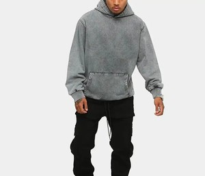 Sudaderas con Lavado Ácido 100% Algodón Hechas en Pakistán para Hombre, Básicos Cómodos, Todos los Colores, Gran Venta, Esencial para el Invierno en EE. UU. - Product Image 3