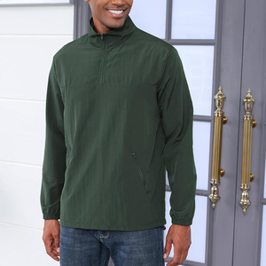 Veste personnalisée à fermeture éclair quart pour hommes, options de logo brodé ou imprimé avec étiquette et personnalisation d'étiquette pour clubs et organisations - Product Image 3