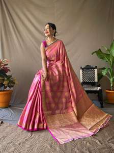 Traje indio de estilo moderno tradicional para mujer, dos tonos de tejido suave, a la moda, venta en línea, venta al por mayor - Product Image 5