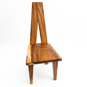 Modern <b>Dining</b> Room Solid Suaar Wood Geometric Frame <b>Dining</b> <b>Chair</b> a Model Durable Artisan Crafted Hospitality Furniture - Product Image 1