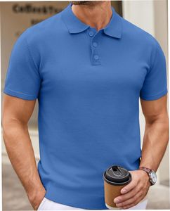 Polos à séchage rapide 100% coton haute qualité été hommes à manches courtes Polo Anti-rides hommes T-shirts Polo 2025 - Product Image 4