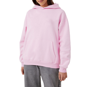 เสื้อฮู้ดผู้หญิงสำหรับฤดูหนาว สไตล์ลำลอง สตรีทแวร์ ทรงหลวม ไหล่ตก ระบายอากาศได้ดี เป็นมิตรกับสิ่งแวดล้อม ทรงเข้ารูป ผ้าฝ้าย 100% - Product Image 1