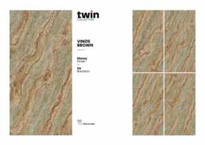 Azulejos de Porcelana Mate para Paredes y Pisos, 600x1200, Textura Elegante, Azulejos de Losa para Arquitectura - Product Image 2