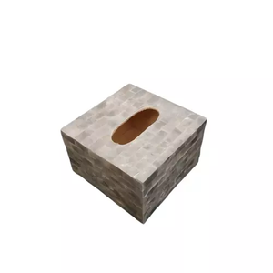 Plateau rond en nacre de luxe fabriqué à la main plateau de service décoratif pour la maison haut de gamme pour la cuisine ou les cadeaux - Product Image 3