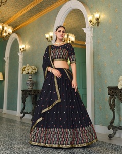 Vêtements indiens du pakistan Georgette pour femmes, Design brodé lourd/collection de mariage de demoiselle d'honneur - Product Image 2