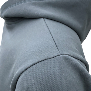 Ensemble de survêtement en coton épais pour hommes, logo personnalisé, vêtements d'entraînement d'hiver, respirant, décontracté, tissu imprimé à motif uni - Product Image 5