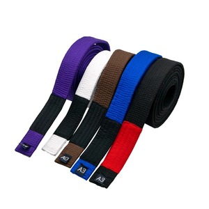 Jitsu Jitsu bjitsu เข็มขัดศิลปะการต่อสู้ BJJ แบบหลายสีเข็มขัดคาราเต้ออกแบบได้เองสำหรับผู้ใหญ่สินค้ามาใหม่ - Product Image 3