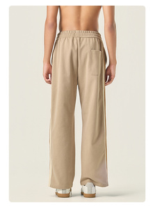 Pantalones Casuales de Hombre, Pantalones Deportivos de Invierno, 340GSM, Gruesos, Holgados, con Logotipo Personalizado, Pantalones Anchos para Hombre - Product Image 3