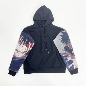 Haute Qualité Homme À Capuche Hommes Plus La Taille Casual Boxy Hommes 100% Coton Crop Lourd Zip up Personnalisé Strass Hoodies - Product Image 4