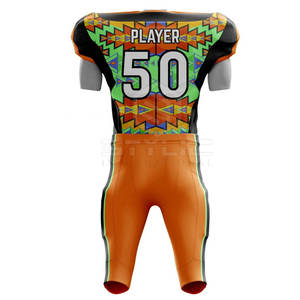 Uniforme de fútbol americano de tamaño adulto de MOQ bajo Uniforme de fútbol americano de equipo de alta calidad para hombres - Product Image 2