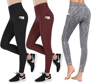 Oem pinggang tinggi kustom Logo pemasok Legging kontrol perut untuk mujer olahraga kebugaran yoga Legging de gimnasio scrunch Legging