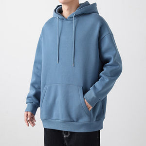 2025 wholesale high quality New Fashion Hip Hop <b>Oversized</b> Hooded Sweatshirts Casual Solid Color Pullover Hoodies <b>for</b> <b>Men</b> <b>hoodie</b> - Product Image 3