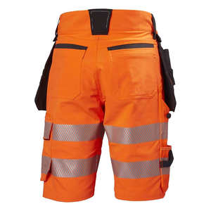Pantalones cortos de seguridad para el trabajo de Venta caliente Hi Vis Reflective Summer Uniform Construction Wear Shorts para hombres - Product Image 6