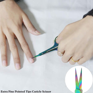 Nail And Baby Nail <b>Scissors</b> Eyebrows Eyelashes <b>Mustache</b> Multi Purpose <b>Scissors</b> Small Manicure <b>Scissors</b> For Men And Women - Product Image 3