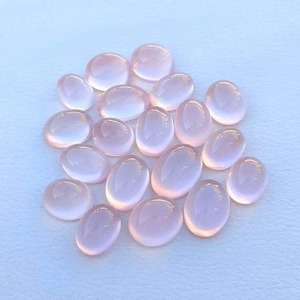 Topacio Azul Natural de Alta Calidad, Corte Ovalado Rosa Suave, 12x10mm, 4-5 Quilates, Piedras Sueltas Pulimentadas para Joyería y Coleccionistas - Product Image 2