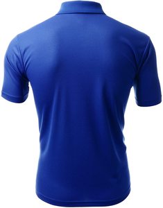 Polo de Golf uni à manches courtes 100% coton avec Logo brodé pour homme, impression de haute qualité - Product Image 2