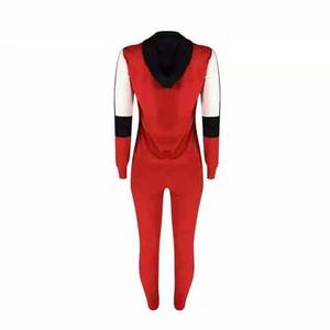 Survêtements à capuche et pantalon bicolores, meilleur prix, tissu en coton, survêtements d'automne, haute qualité, dernier style, survêtements pour femmes - Product Image 3