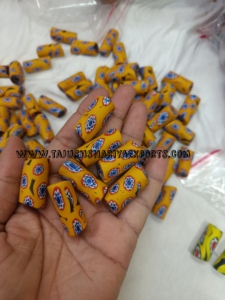 Cuentas de cristal para horno al mejor precio, piezas de joyería de Coral de hueso con cuentas de resina hechas a mano para decoraciones elegantes - Product Image 4