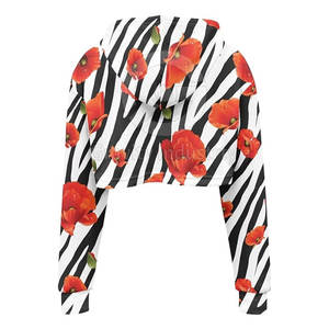 Sudadera Corta con Capucha para Mujer, Informal, para Uso en Exteriores, Invierno, Duradera, Ecológica, con Logotipo Frontal - Product Image 5