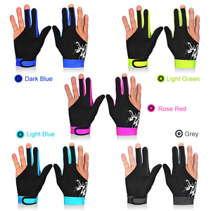 New Style One Hand Billiard Glove Three Fingers Snooker Billiard Glove Strengthen OEM Custom Strength for Billiards - Product Image 5