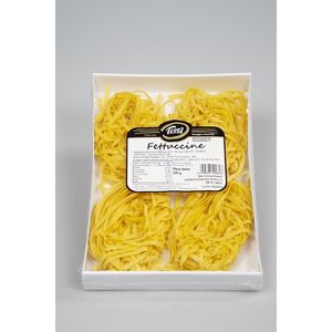 Pasta Fettuccine en Tiras Tosi Friulian, 250g por Paquete, Juego de 12 Unidades, Trigo Duro Sin Refinar, Empaque en Caja con Diseño de Huevo - Product Image 1