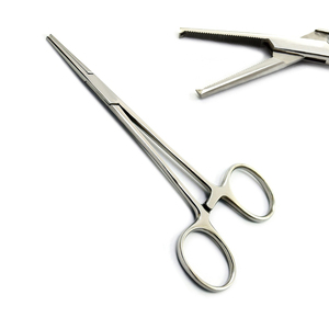Pinzas Hemostáticas Quirúrgicas de Acero Inoxidable de Alta Calidad, Rectas y Curvas, con Bloqueo, Certificadas por la CE - Product Image 2