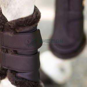 Bottes de brossage de protection pour chevaux avec rembourrage absorbant les chocs et support complet du tendon et du fetlock sur mesure au Pakistan - Product Image 4