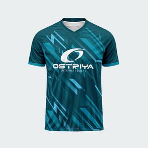 Maillot de football tendance à col en V, modèle 2026, pour adultes, vêtements de sport personnalisés avec impression de nom en couleur unie, haute qualité - Product Image 3