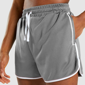 Shorts pour hommes Vente en gros Personnalisé Séchage rapide Respirant Confortable Solide Taille élastique Poches taille moyenne Gym Running - Product Image 4