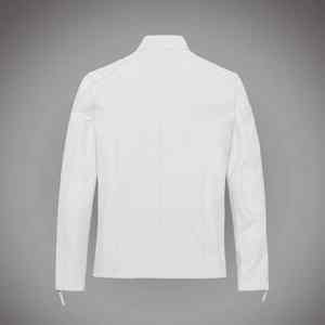 Top chaud Premium qualité hommes vestes en cuir 100% Original haute rue Style hommes vestes haute exigence blanc veste pour hommes - Product Image 2