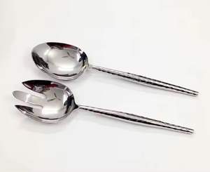 Fourchette et cuillère à salade de service en acier inoxydable de haute qualité ensemble de Table accessoires de cuisine Gadgets de cuisine - Product Image 4