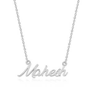 Customised Name Fine <b>Pendant</b> <b>Necklace</b> <b>for</b> <b>Men</b> - Product Image 3