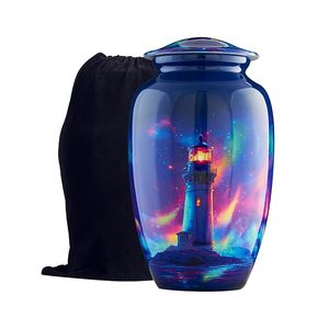 Urne funéraire en métal de luxe pour cendres humaines, urne funéraire artisanale en métal pour cendres d'adultes, urne en gros au prix le plus bas - Product Image 3