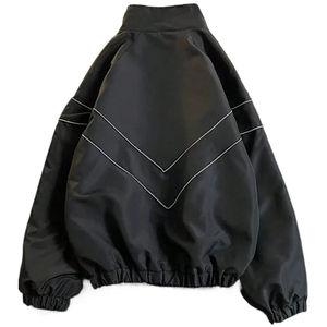 Veste de pluie imperméable décontractée pour hommes coupe-vent de randonnée en polyester et nylon avec impression - Product Image 4
